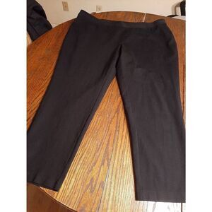 Size 24W I.N.C. Black Pants Slacks Trousers Elastic Waist